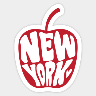 New York - big apple Sticker